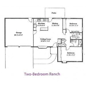 2 Bedroom Ranch