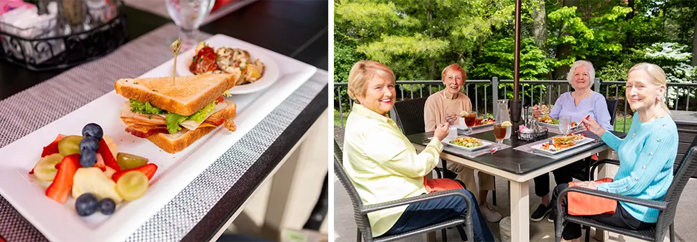 Food at The Woodlands at Otterbein Sunset House