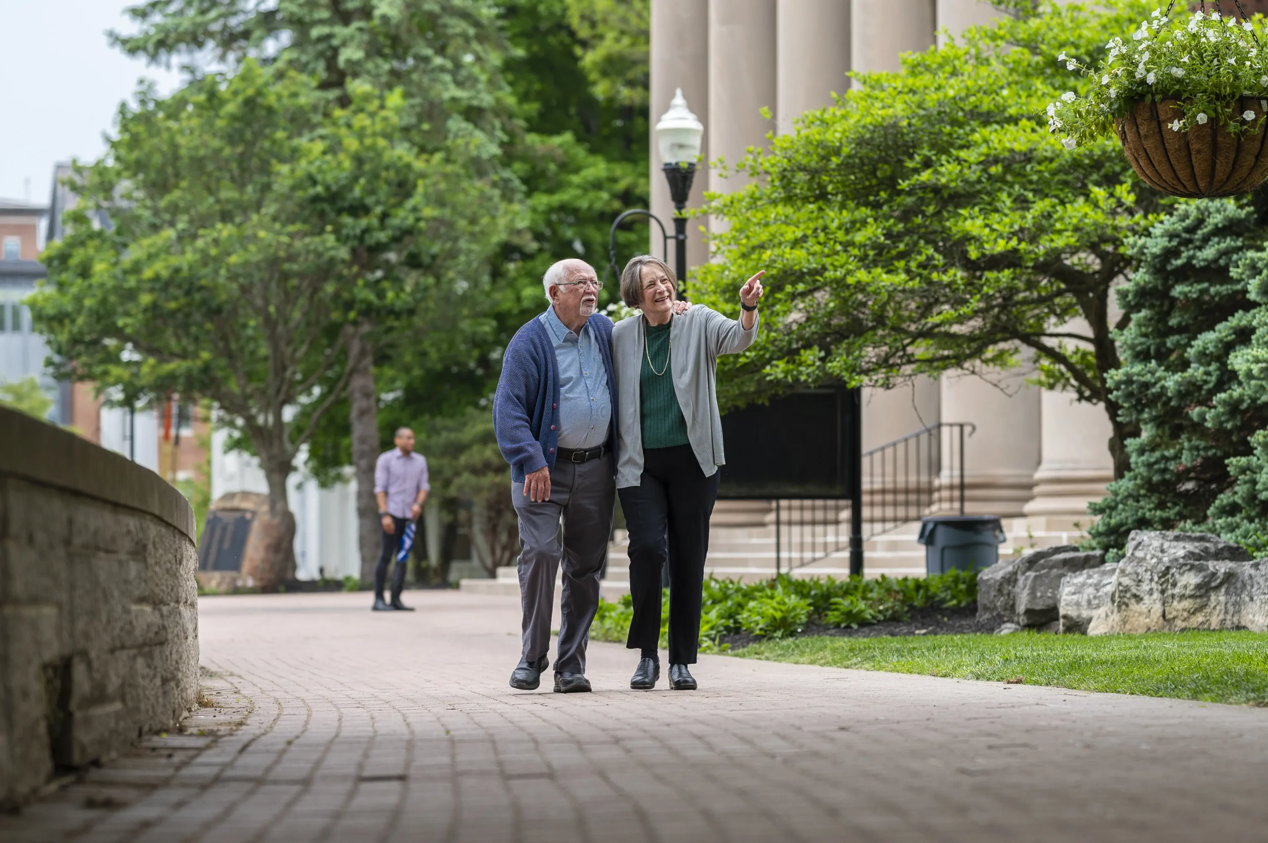 Otterbein Granville resident couple walks on Denison campus