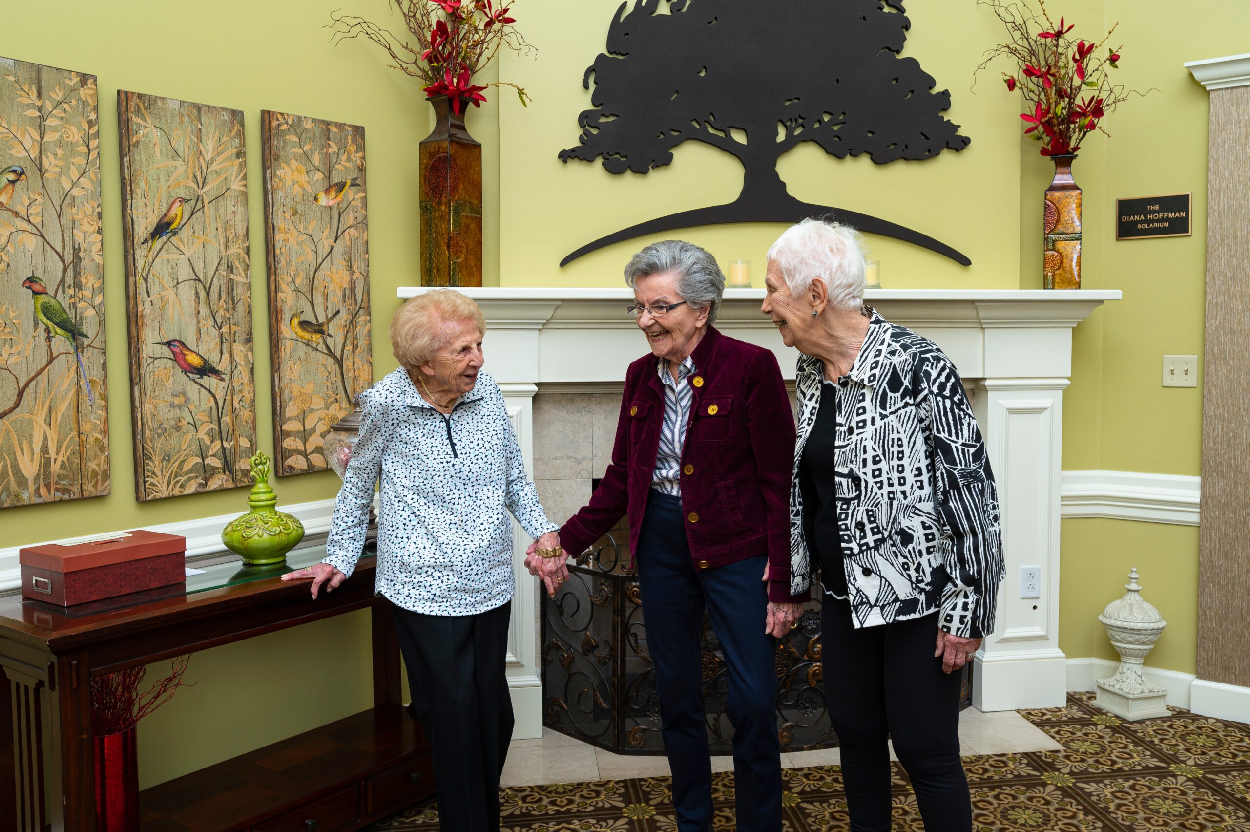 Girls having a party