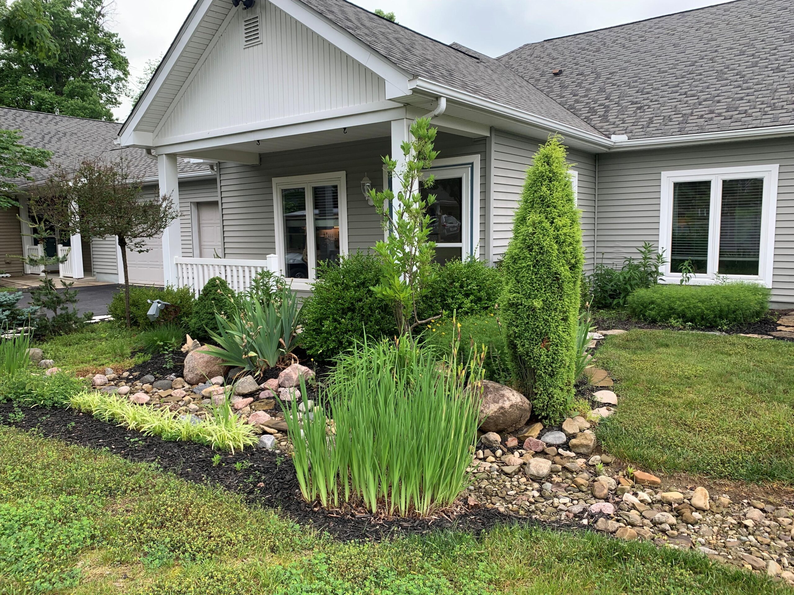The front of the Boone's villa