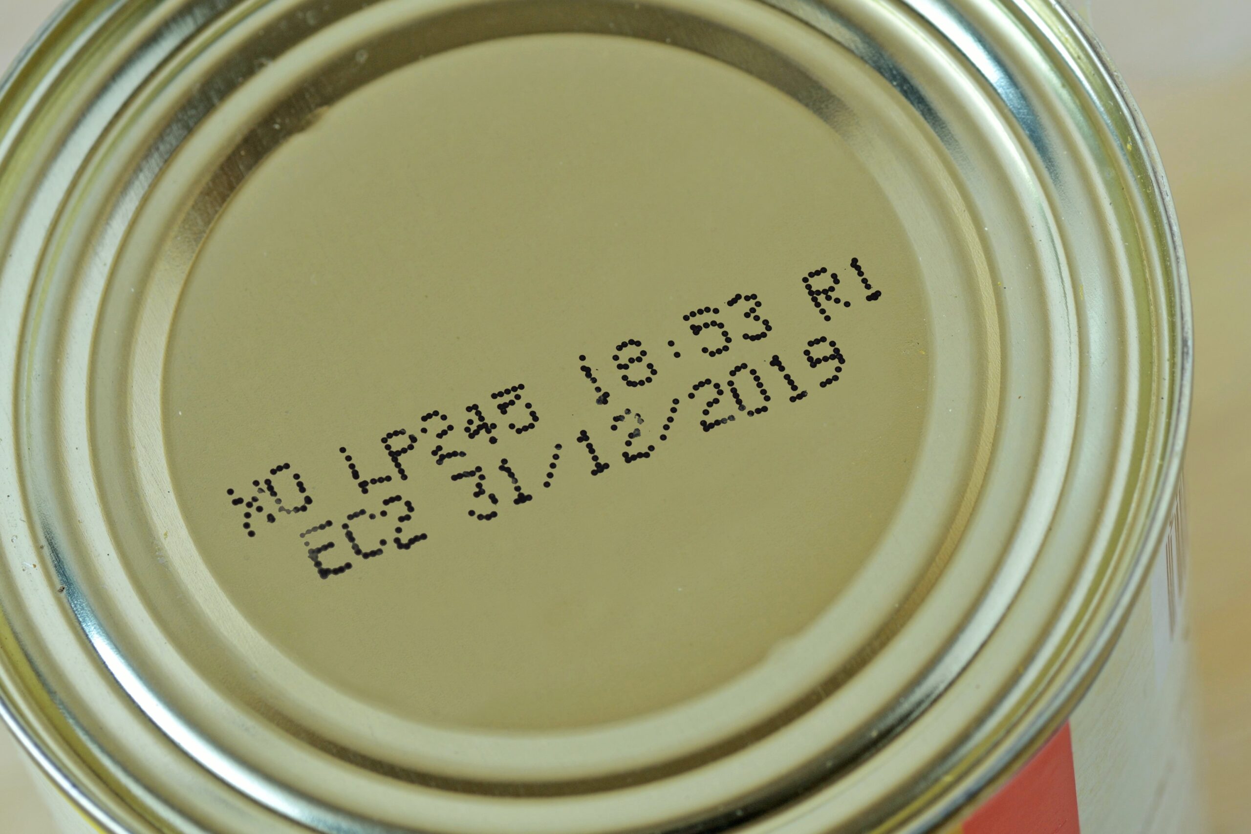 expiration date on aluminum canned food