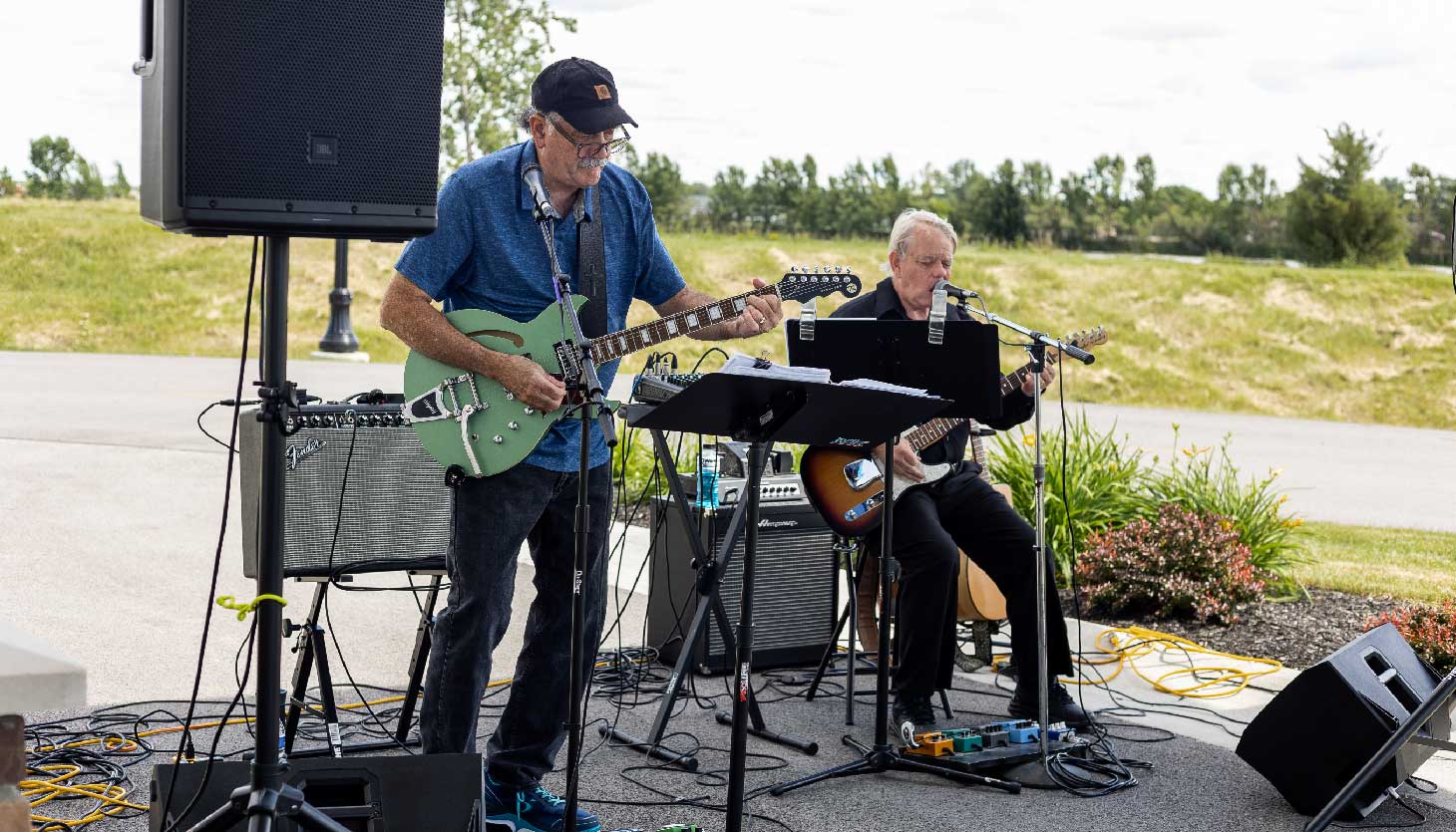 Otterbein Pemberville residents playing music