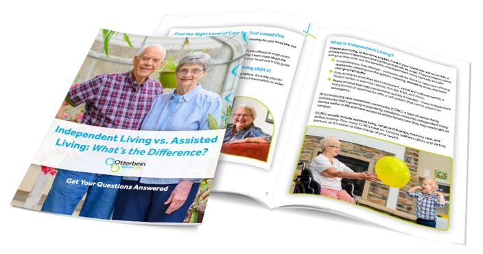 Image of independent vs assisted living guide cover