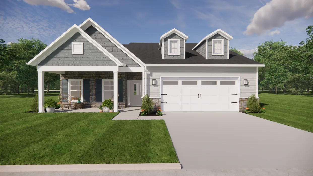 Exterior view of new independent living villa