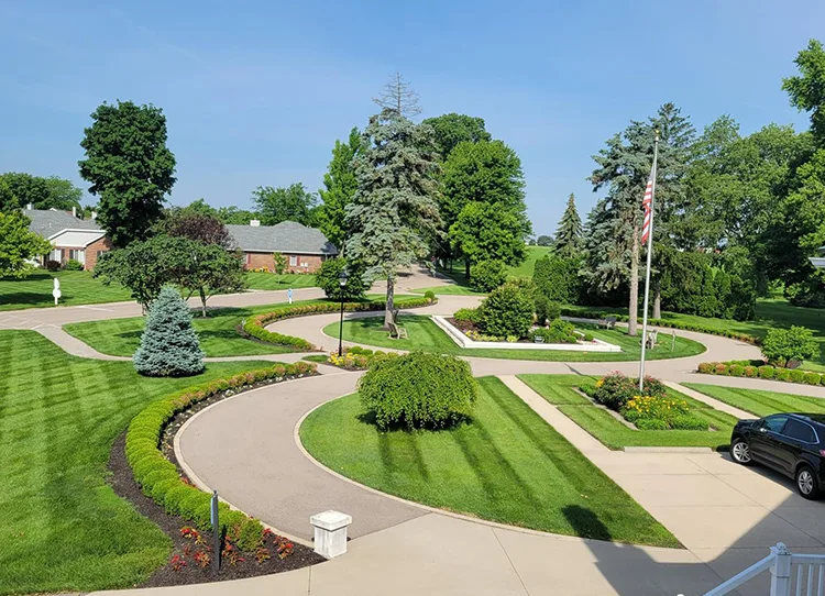 View of Otterbein campus
