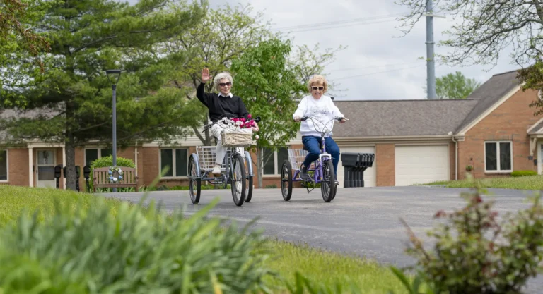 Otterbein Cridersville Rsidents outside of Independent Living Homes