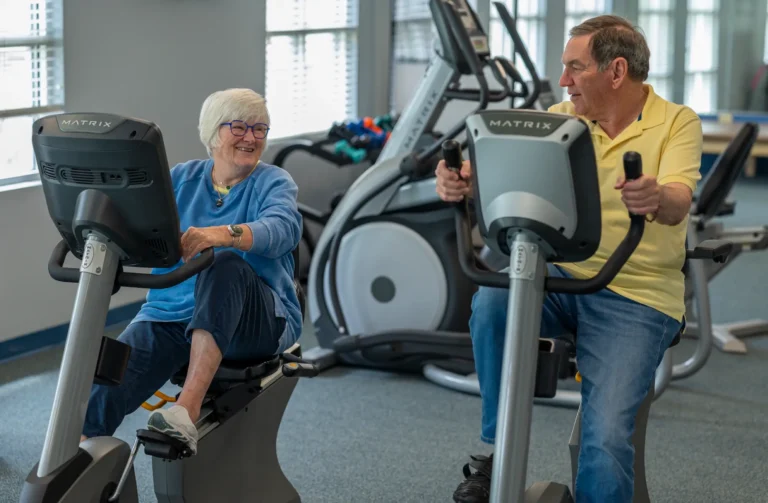 Otterbein Granville residents exercising