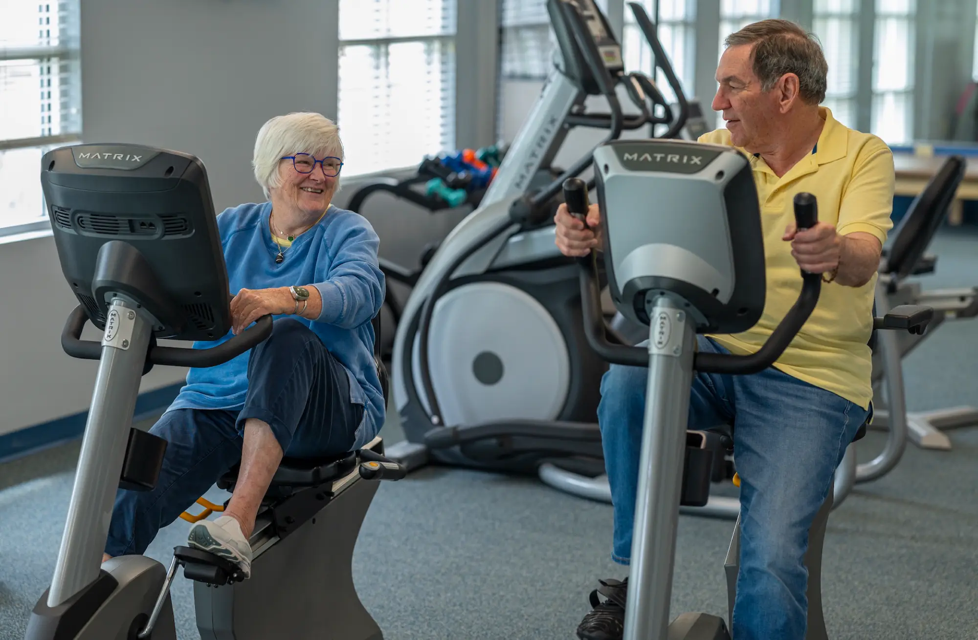 Otterbein Granville residents exercising