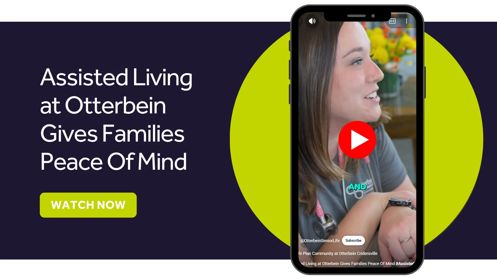 How assisted living at Otterbein SeniorLife brings peace of mind video thumbnail