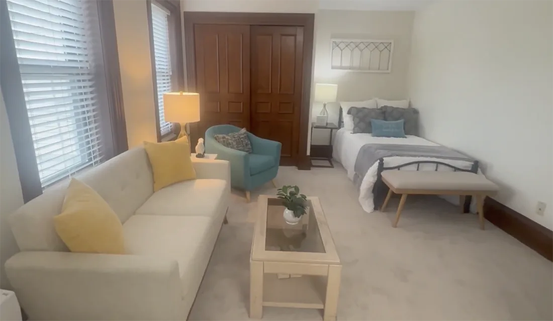 Marble Hall Studio Apartment Tour Video